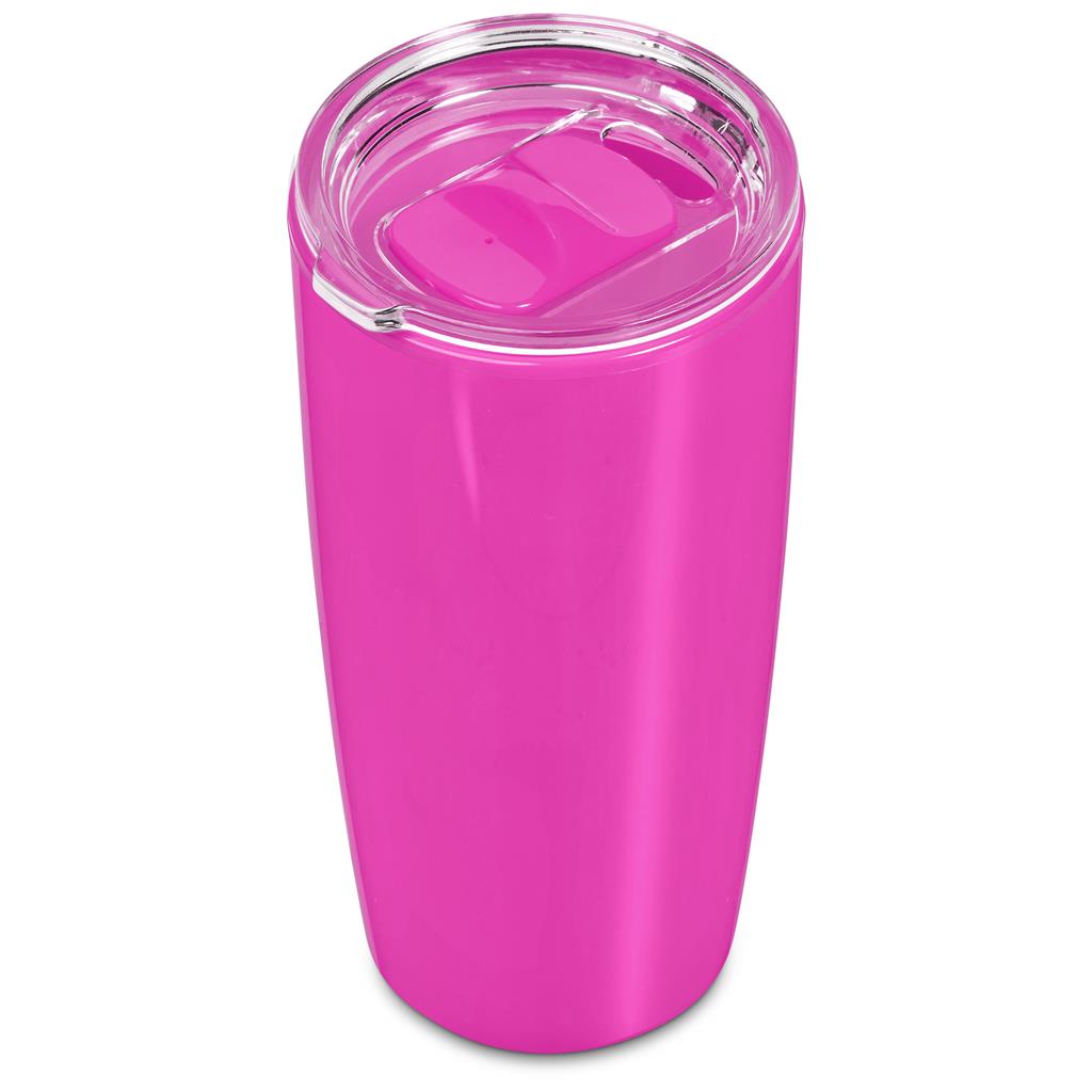 Altitude Daytona Plastic 2-in-1 Double-Wall Tumbler & Straw - 600ml Mirelle Leather and Lifestyle