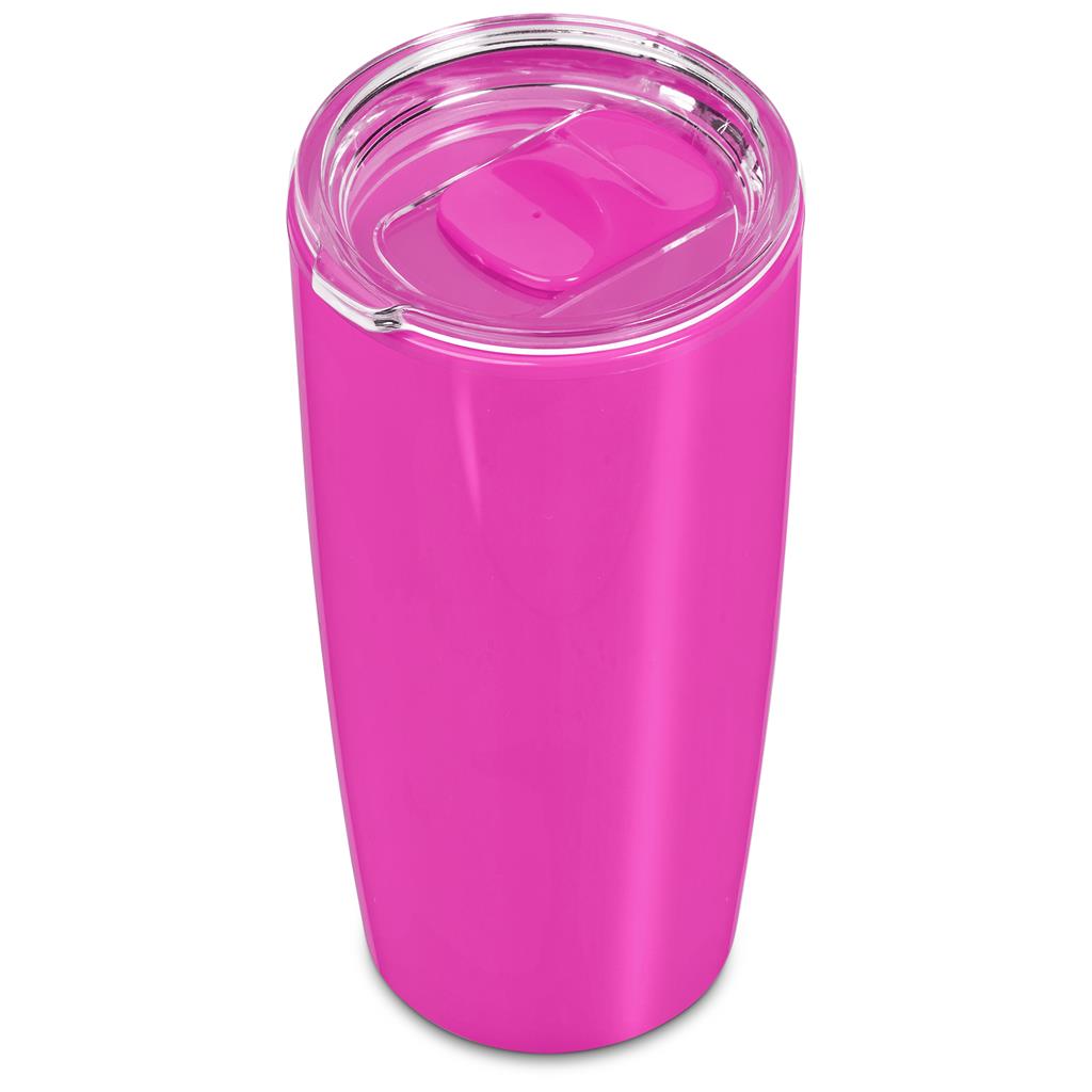 Altitude Daytona Plastic 2-in-1 Double-Wall Tumbler & Straw - 600ml Mirelle Leather and Lifestyle