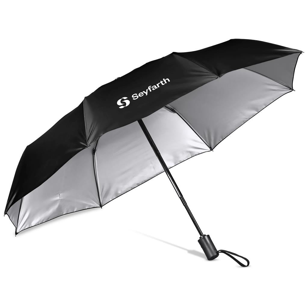 Altitude Fairhaven UV50 Auto-Open Compact Umbrella Mirelle Leather and Lifestyle