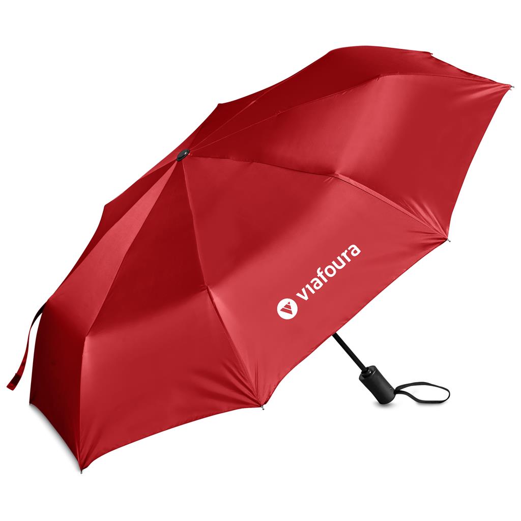 Altitude Fairhaven UV50 Auto-Open Compact Umbrella Mirelle Leather and Lifestyle