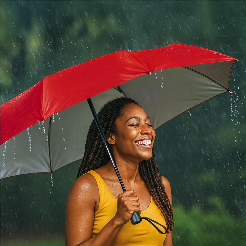 Altitude Fairhaven UV50 Auto-Open Compact Umbrella Mirelle Leather and Lifestyle