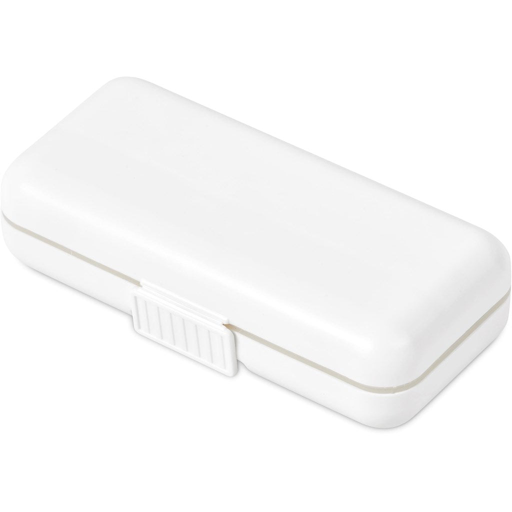 Altitude Grid Travel Pill Box Mirelle Leather and Lifestyle