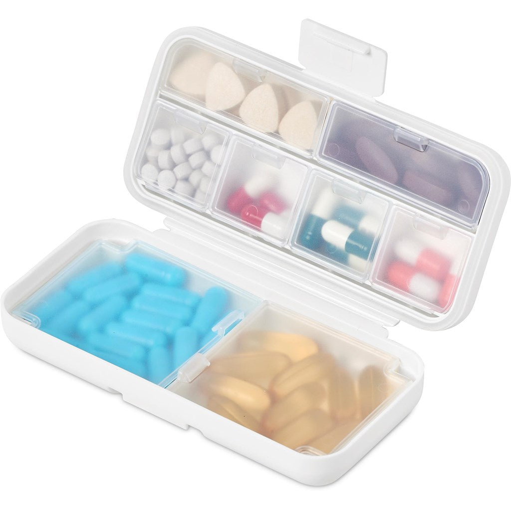 Altitude Grid Travel Pill Box Mirelle Leather and Lifestyle