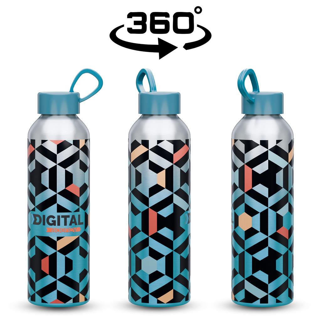 Altitude Island Aluminium Water Bottle - 650ml Mirelle Leather and Lifestyle