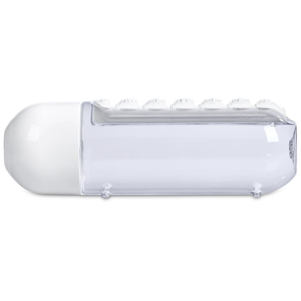 Altitude Vita-Stream Pill Box Plastic Water Bottle - 600ml Mirelle Leather and Lifestyle