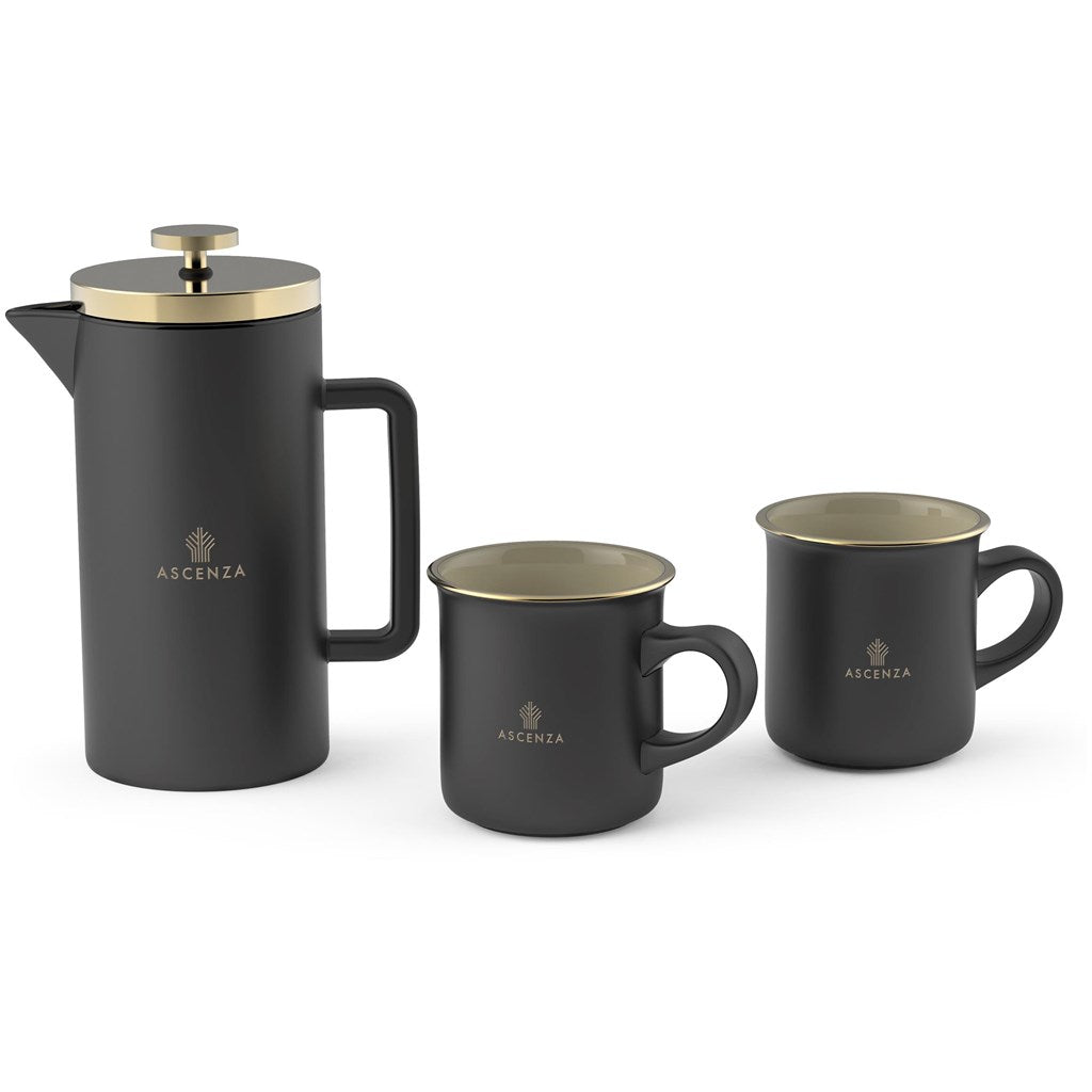 Andy Cartwright Afrique Dusk Coffee Press & Mug Set Mirelle Leather and Lifestyle