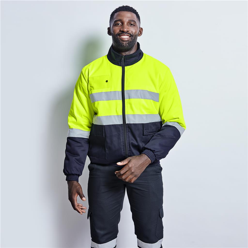 Foundation Hi-Viz Padded Jacket Mirelle Leather and Lifestyle