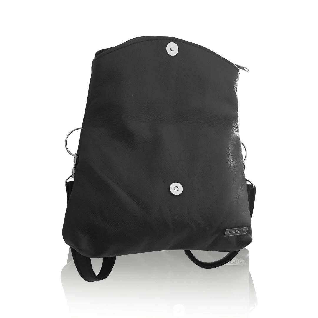 Genuine Leather 3-Way Convertible Backpack | Messenger Handbag - MIRELLE - MIRELLE Leather and Lifestyle