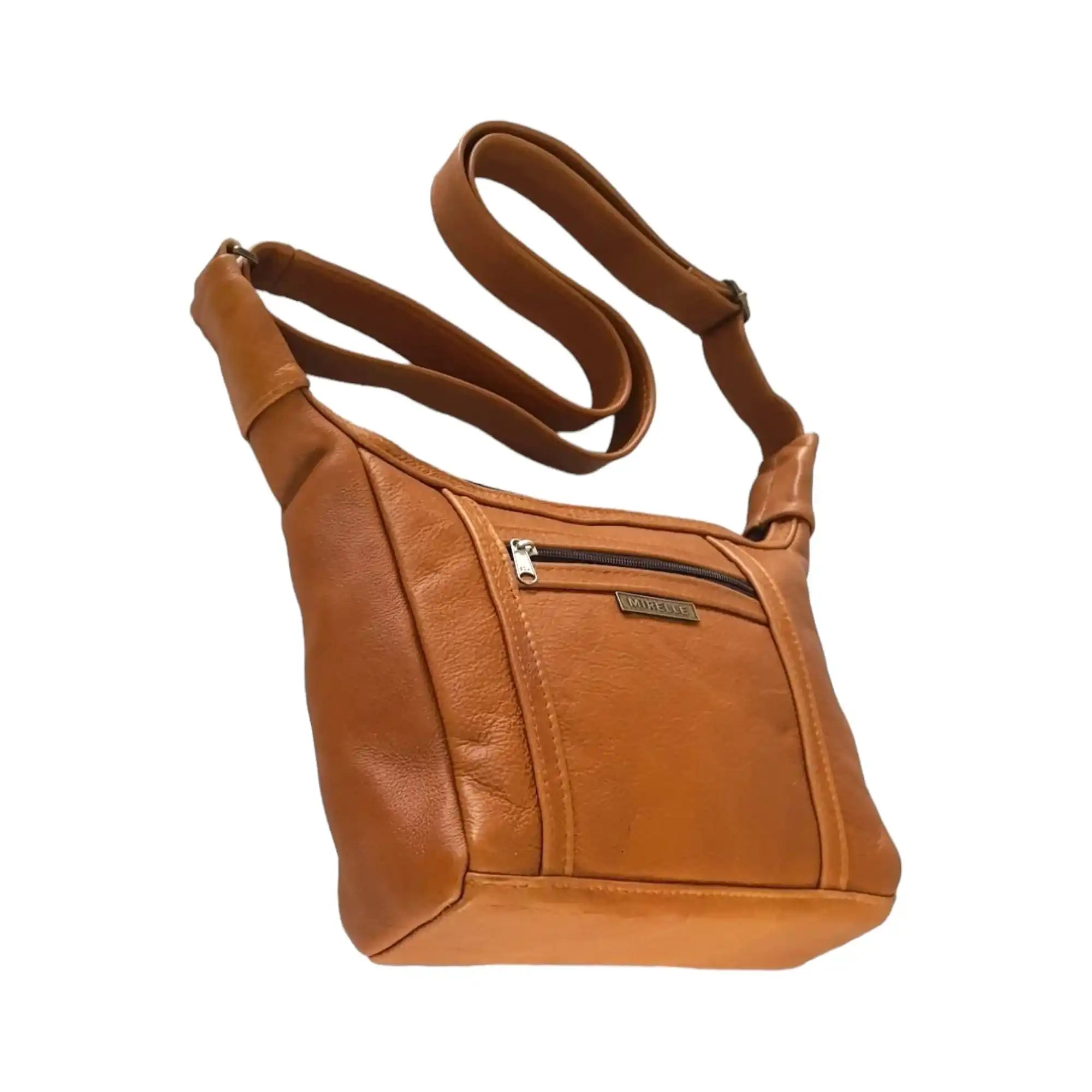 Genuine Leather Adjustable Shoulder Handbag - For The Organised | MIRELLE ZA Handbag Mirelle Leather and Lifestyle