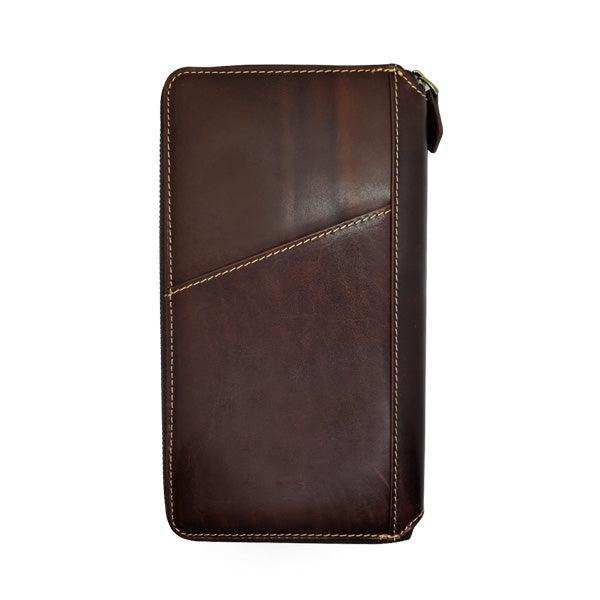 Genuine Leather Dakota Travel Wallet | Zipped Closure | Passport Holder ZA Passport Holder Mirelle Leather and Lifestyle