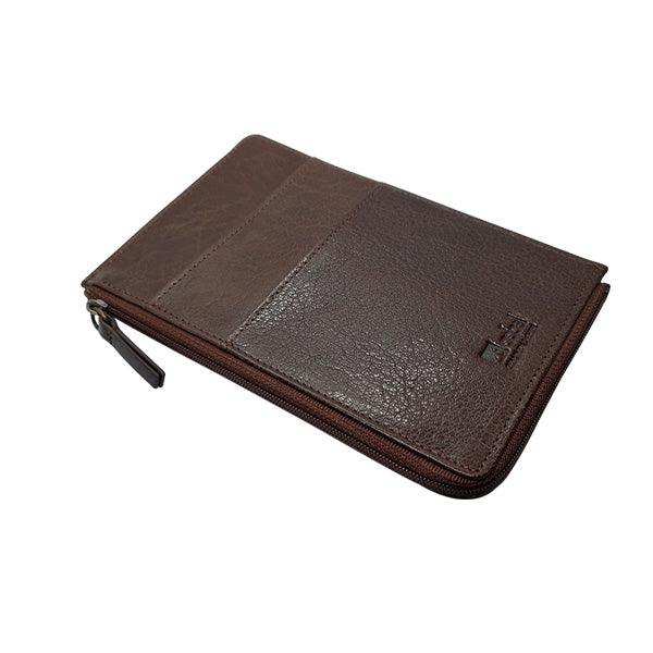 Genuine Leather Zippered Passport | Card | Boarding Pass Travel Holder - MIRELLE ZA Passport Holder Mirelle Leather and Lifestyle