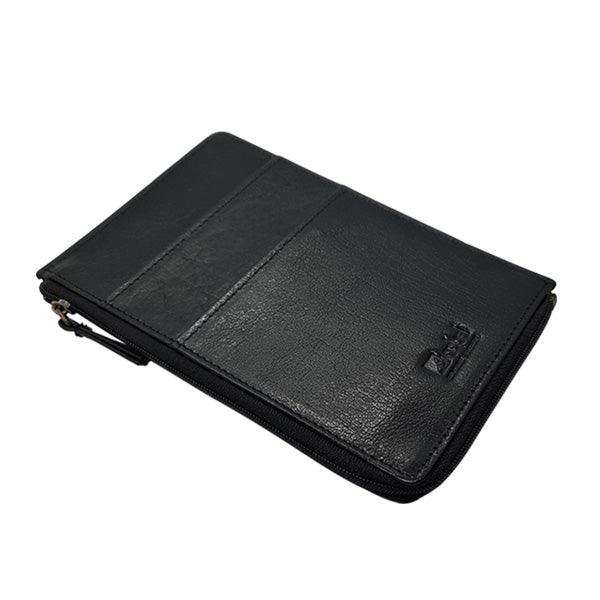 Genuine Leather Zippered Passport | Card | Boarding Pass Travel Holder - MIRELLE ZA Passport Holder Mirelle Leather and Lifestyle