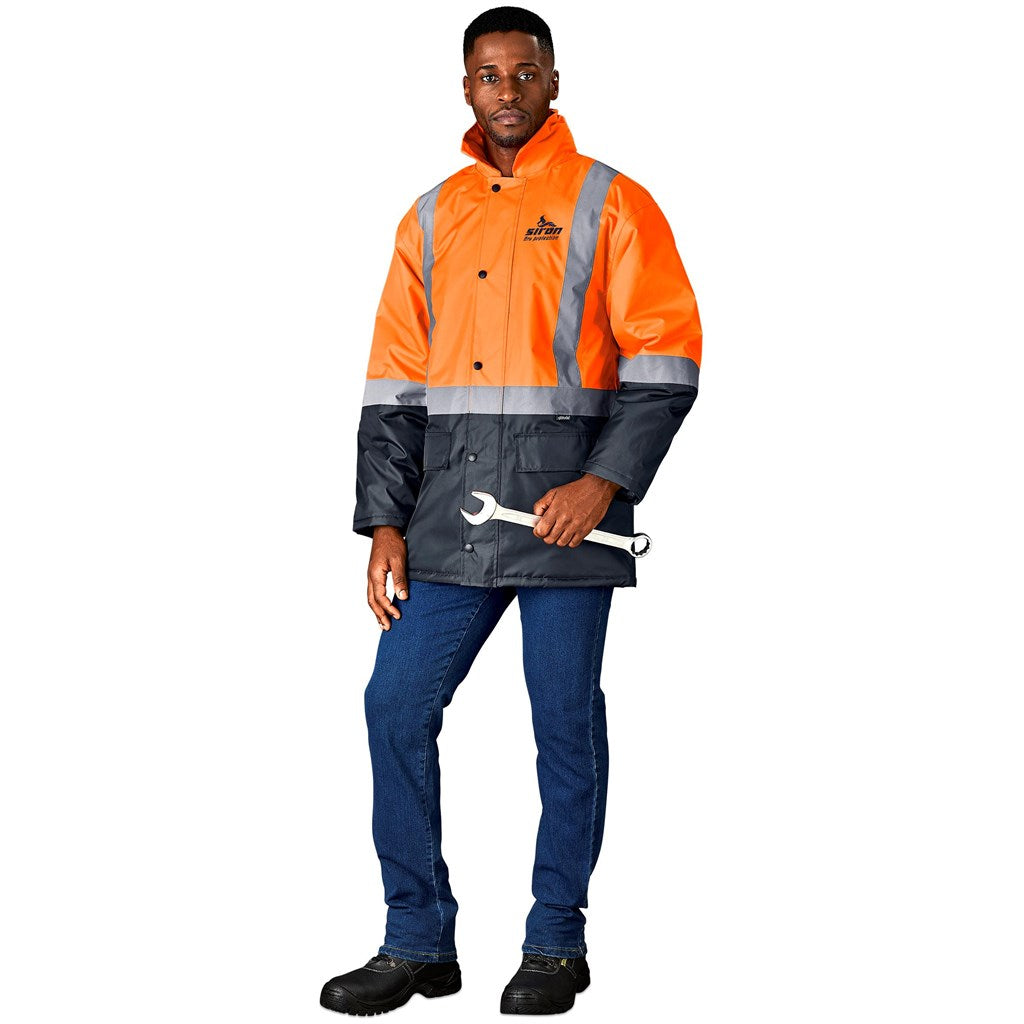 Hazard Padded Two-Tone Hi-Viz Reflective Jacket Mirelle Leather and Lifestyle