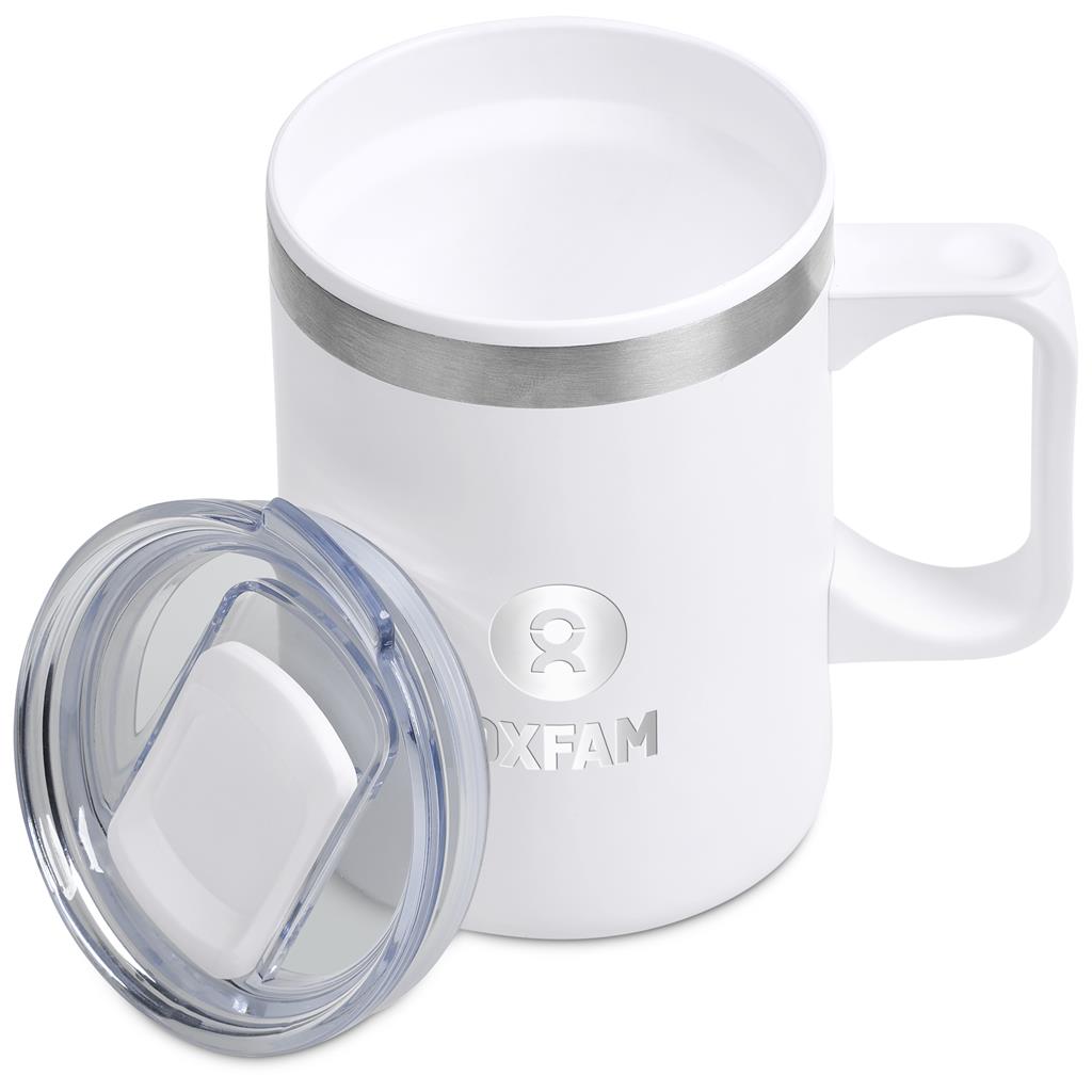 Kooshty Angelo Stainless Steel & Plastic Double-Wall Mug – 360ml ZA Travel Mugs and Tumblers,Drinkware Mirelle Leather and Lifestyle