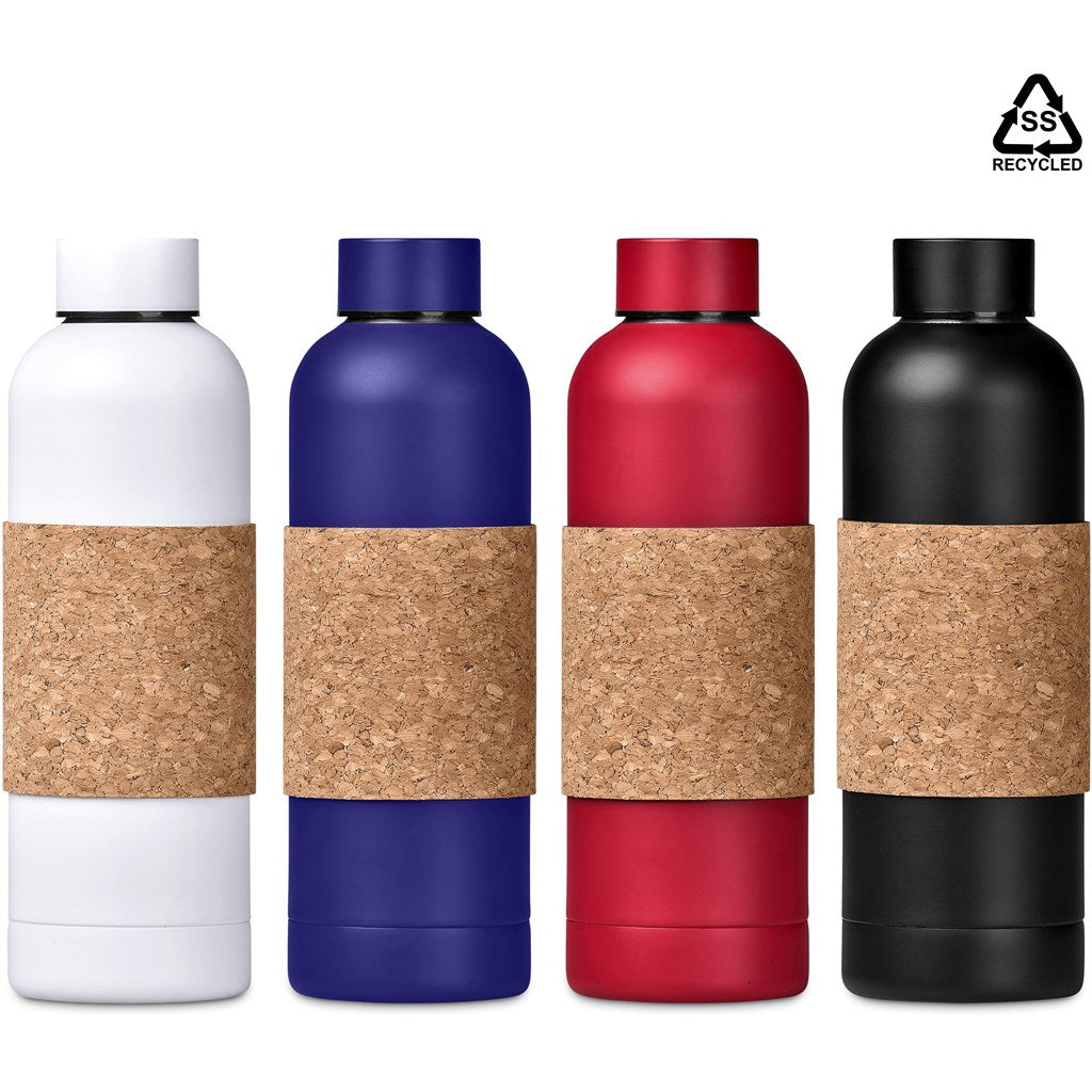 Kooshty Bermuda Kork Recycled Stainless Steel Water Bottle - 800ml ZA Bottles,Recycled Drinkware Mirelle Leather and Lifestyle