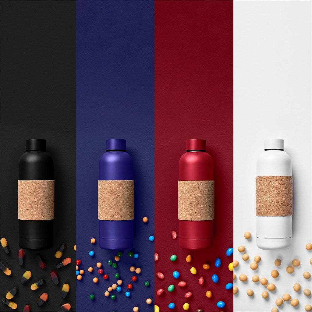 Kooshty Bermuda Kork Recycled Stainless Steel Water Bottle - 800ml ZA Bottles,Recycled Drinkware Mirelle Leather and Lifestyle