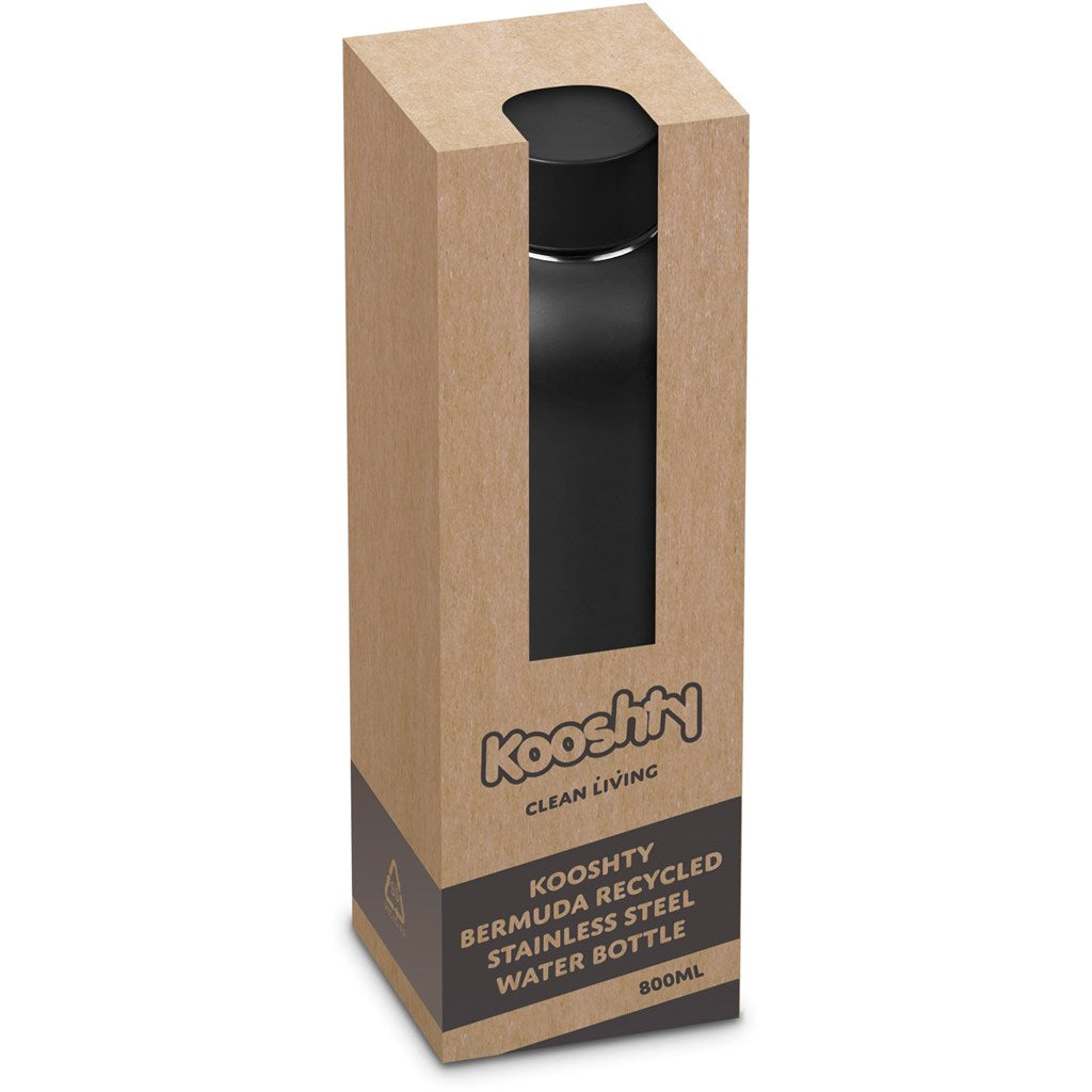 Kooshty Bermuda Recycled Stainless Steel Water Bottle – 800ml ZA Bottles,Recycled Drinkware,Full-Wrap UV Bottles Mirelle Leather and Lifestyle