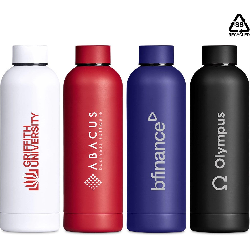 Kooshty Bermuda Recycled Stainless Steel Water Bottle – 800ml ZA Bottles,Recycled Drinkware,Full-Wrap UV Bottles Mirelle Leather and Lifestyle