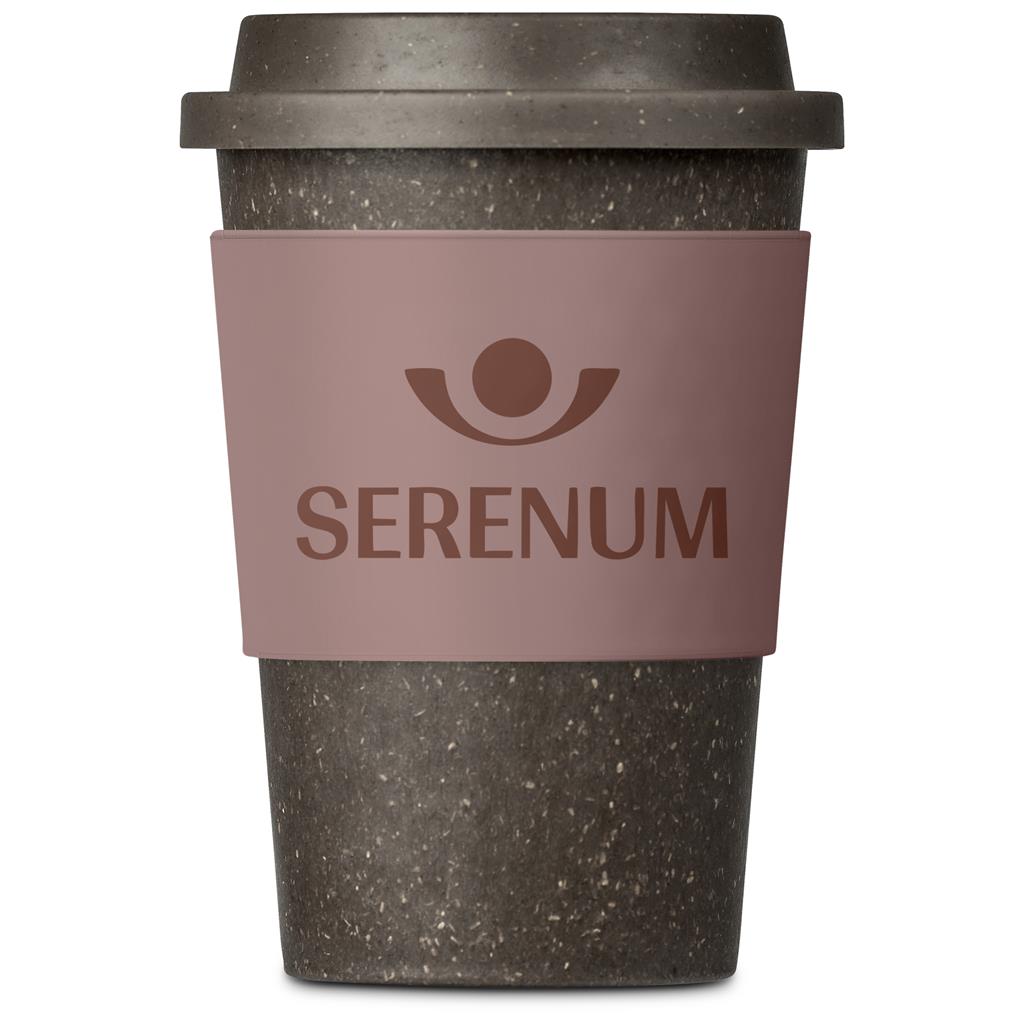 Kooshty Brown Bean Plastic Double-Wall Tumbler – 400ml