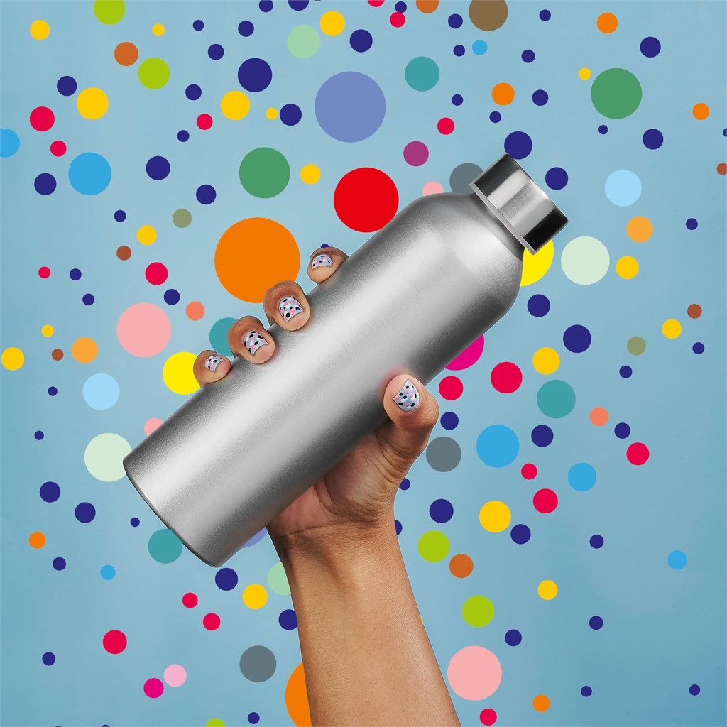 Kooshty Cosmo Recycled Aluminium Water Bottle - 650ml ZA Bottles,Recycled Drinkware,Full-Wrap UV Bottles Mirelle Leather and Lifestyle