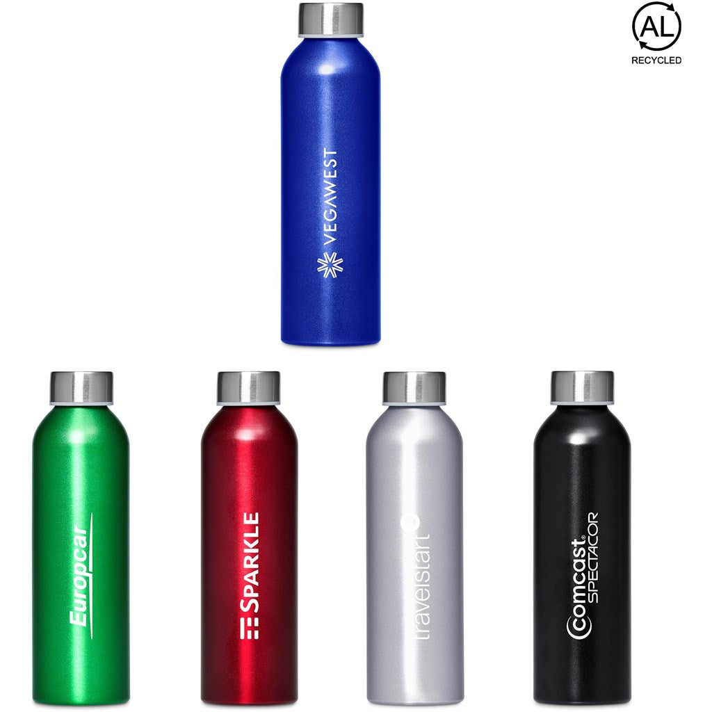 Kooshty Cosmo Recycled Aluminium Water Bottle - 650ml ZA Bottles,Recycled Drinkware,Full-Wrap UV Bottles Mirelle Leather and Lifestyle