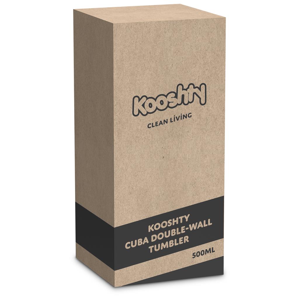 Kooshty Cuba Plastic Double-Wall Tumbler – 500ml Mirelle Leather and Lifestyle