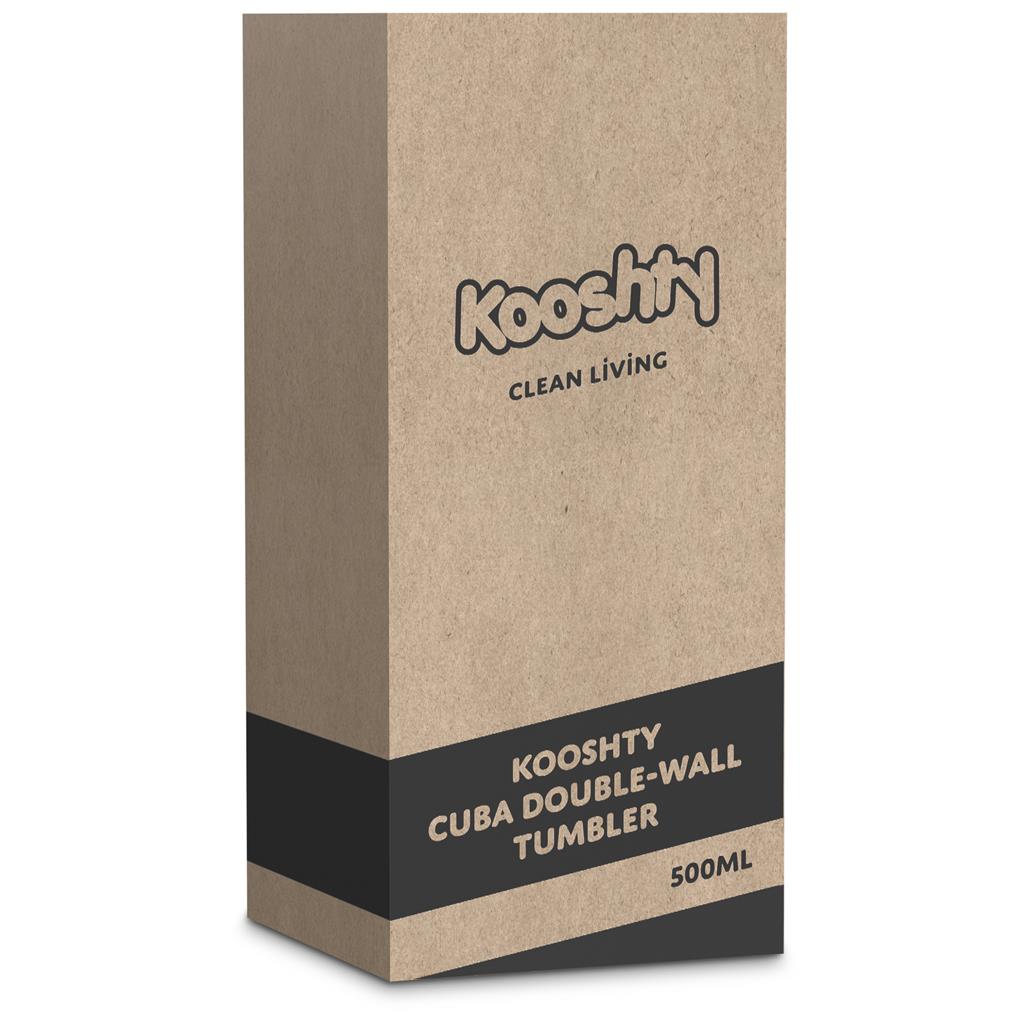 Kooshty Cuba Plastic Double-Wall Tumbler – 500ml Mirelle Leather and Lifestyle