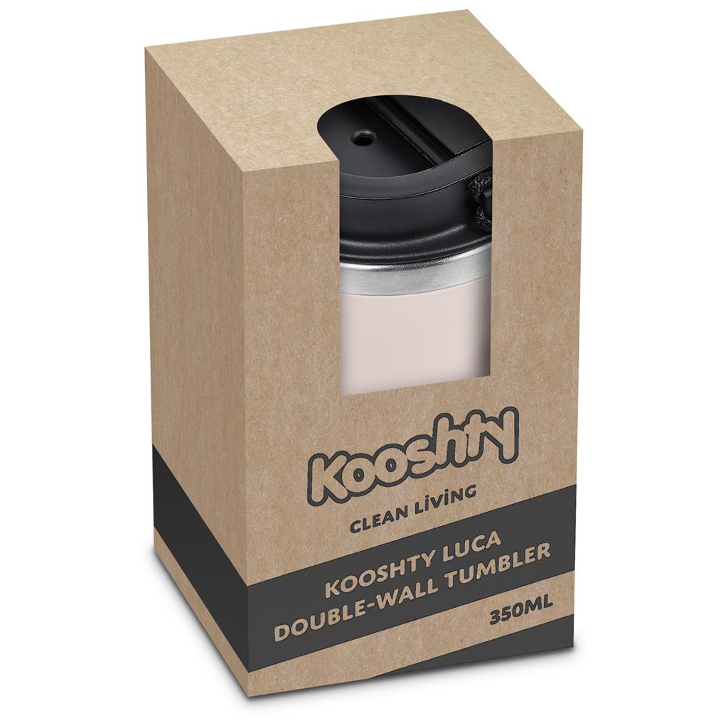 Kooshty Luca Stainless Steel & Plastic Double-Wall Tumbler – 350ml ZA Travel Mugs and Tumblers,Drinkware Mirelle Leather and Lifestyle