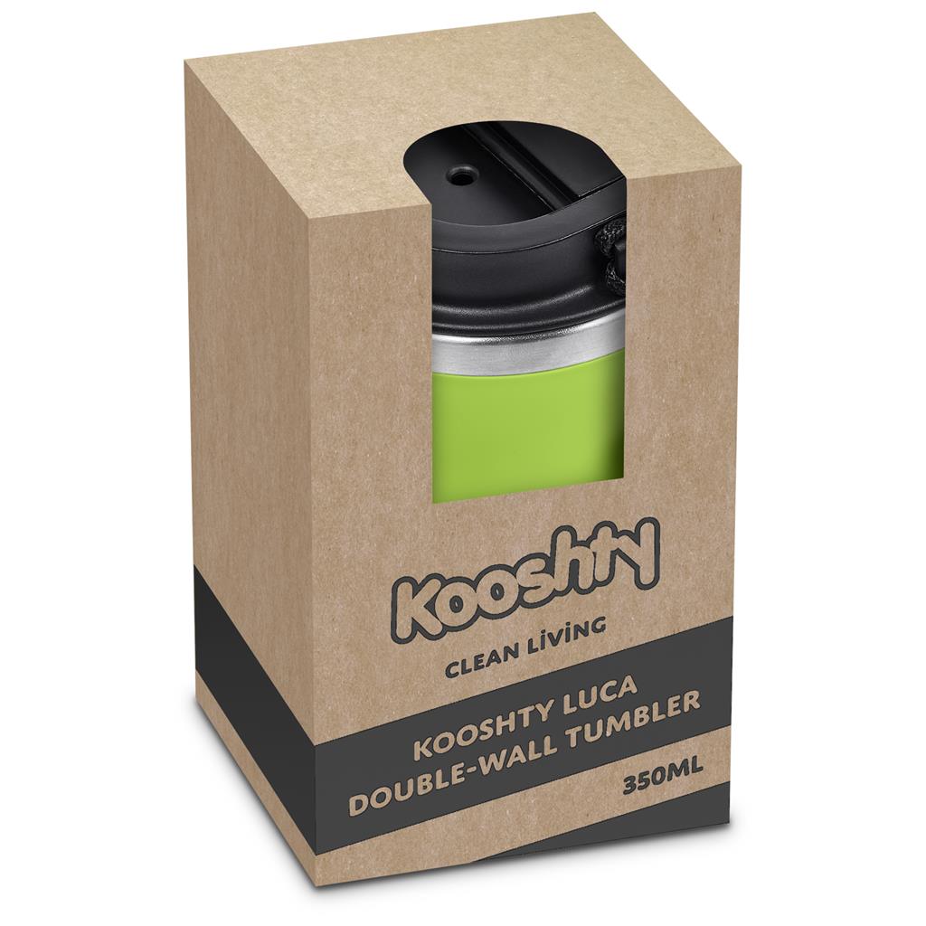 Kooshty Luca Stainless Steel & Plastic Double-Wall Tumbler – 350ml ZA Travel Mugs and Tumblers,Drinkware Mirelle Leather and Lifestyle