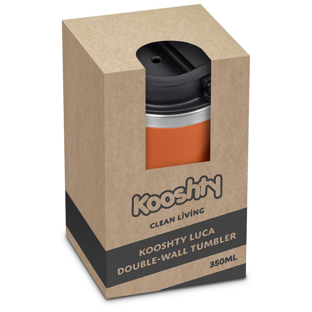 Kooshty Luca Stainless Steel & Plastic Double-Wall Tumbler – 350ml ZA Travel Mugs and Tumblers,Drinkware Mirelle Leather and Lifestyle