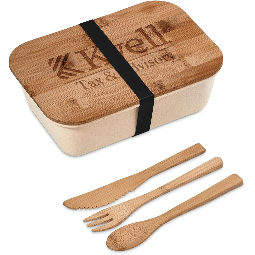 Kooshty Natura Plus Bamboo Fibre Lunch Box Set Mirelle Leather and Lifestyle