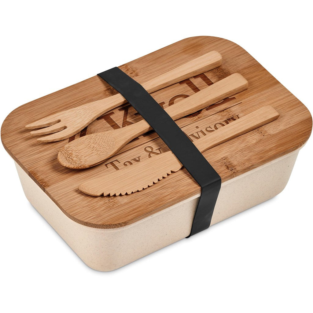 Kooshty Natura Plus Bamboo Fibre Lunch Box Set Mirelle Leather and Lifestyle