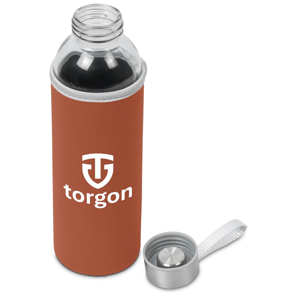 Kooshty Neo Glass Water Bottle - 500ml Mirelle Leather and Lifestyle