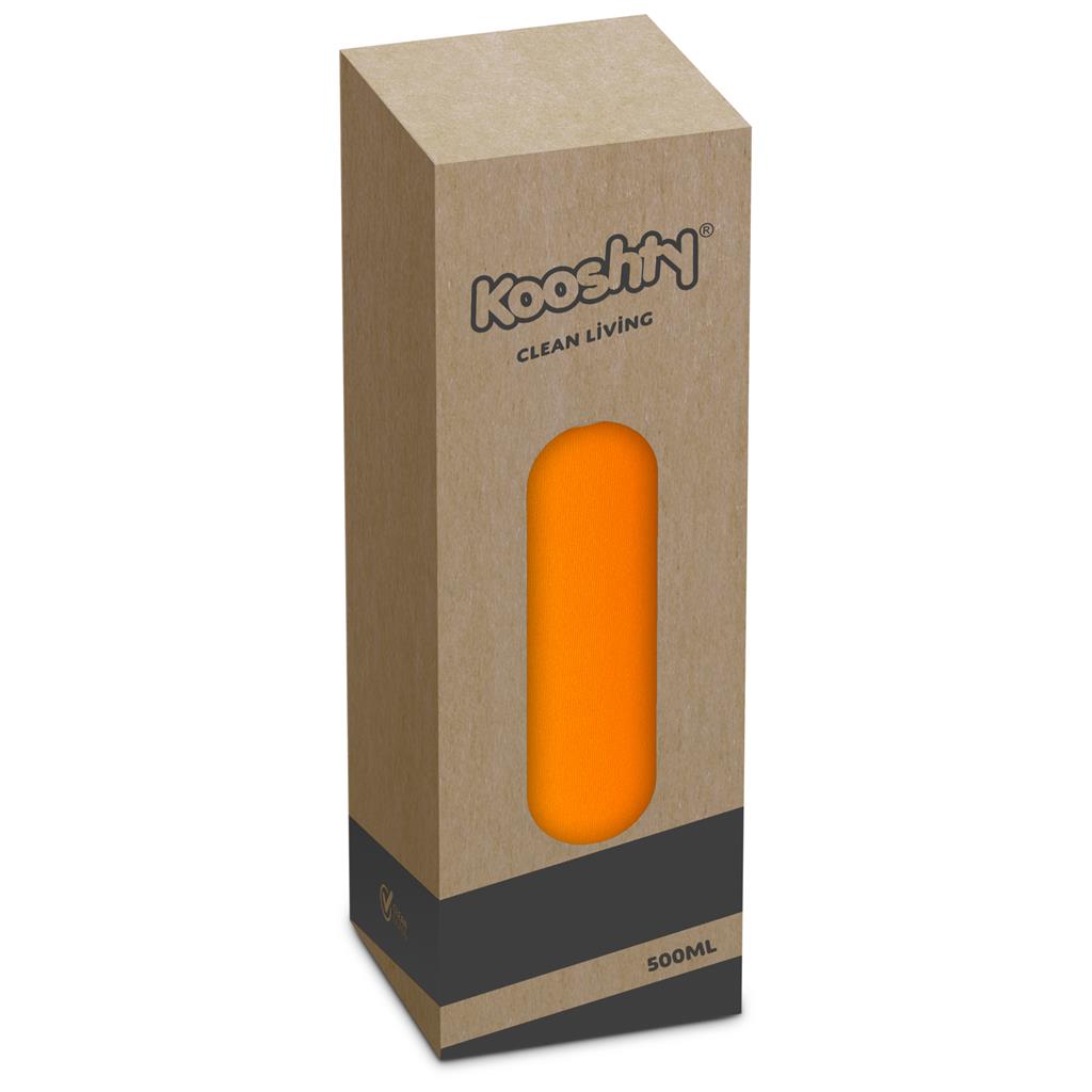 Kooshty Neo Glass Water Bottle - 500ml Mirelle Leather and Lifestyle