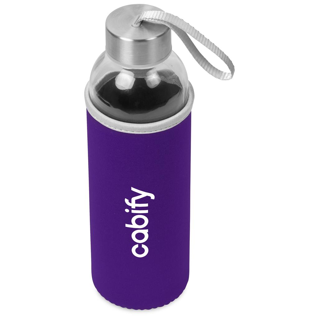 Kooshty Neo Glass Water Bottle - 500ml Mirelle Leather and Lifestyle