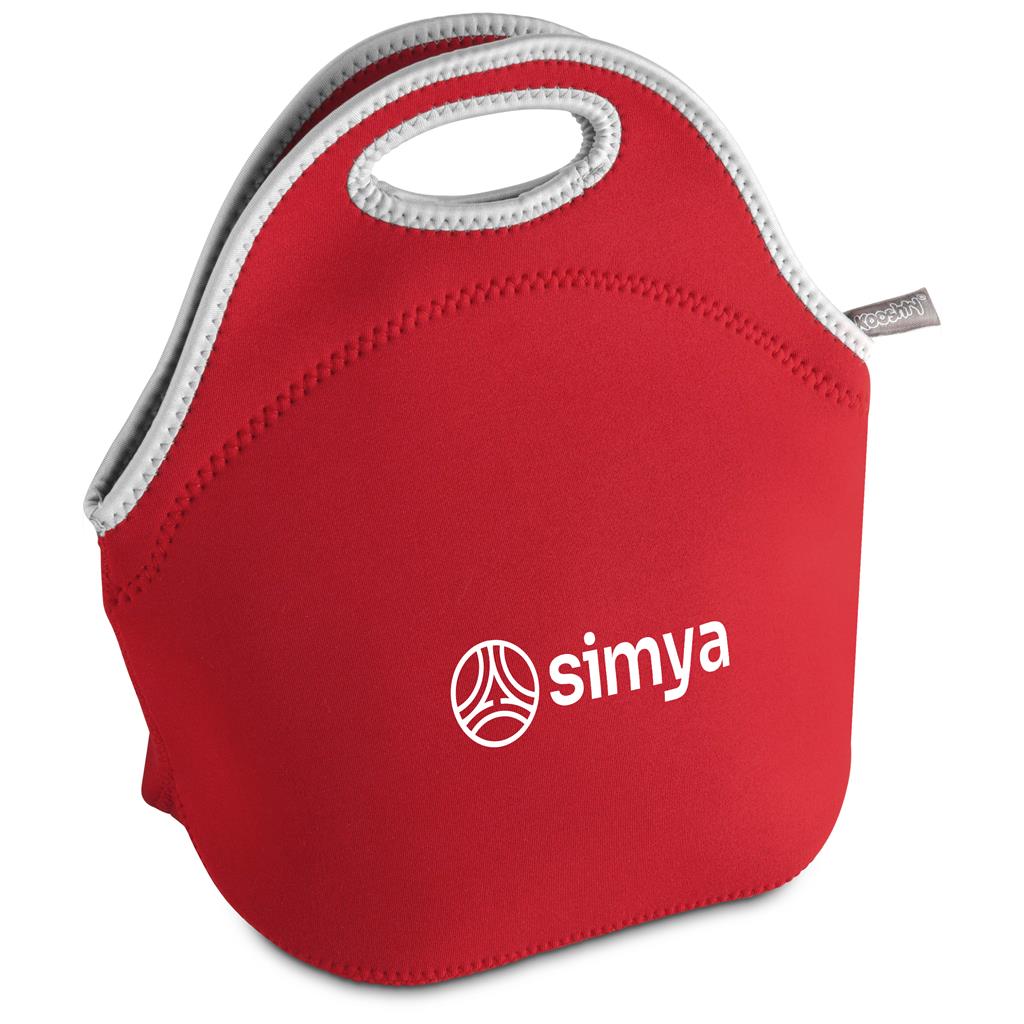 Kooshty Neo Lunch Bag - Red Mirelle Leather and Lifestyle
