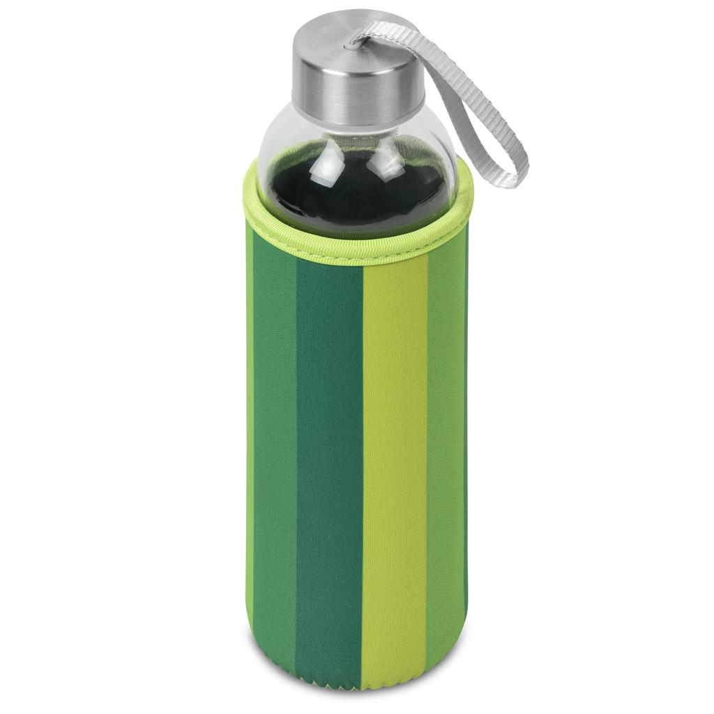 Kooshty Quirky Glass Water Bottle - 500ml Mirelle Leather and Lifestyle