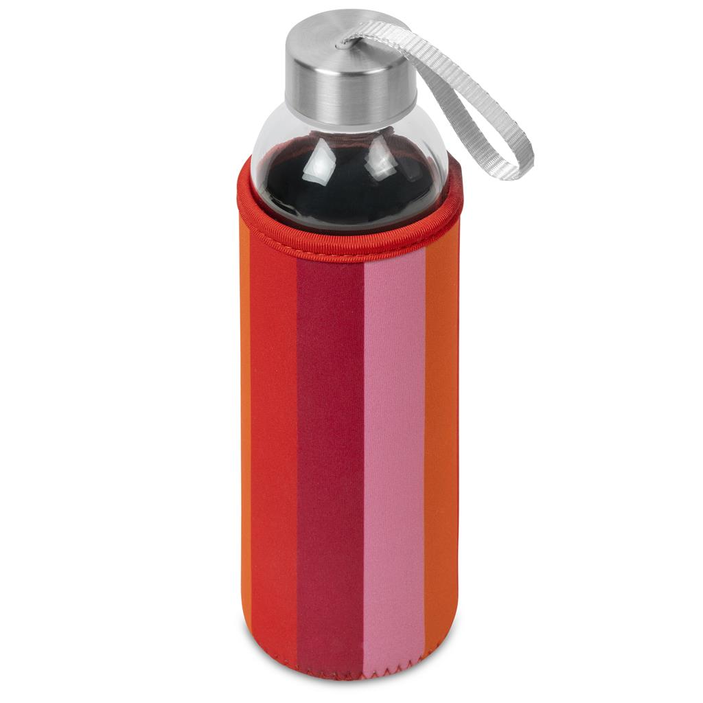 Kooshty Quirky Glass Water Bottle - 500ml Mirelle Leather and Lifestyle