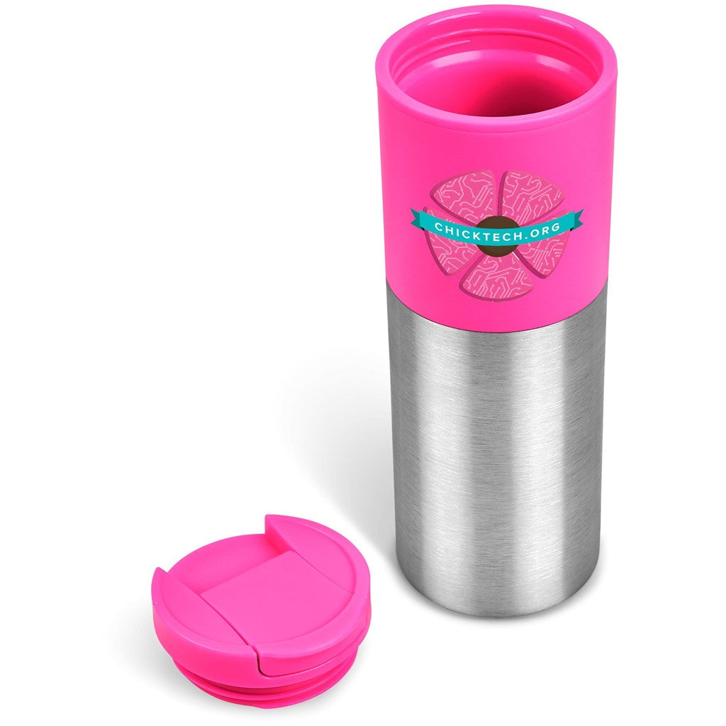 Kooshty Typhoon Stainless Steel & Plastic Double-Wall Tumbler - 450ml ZA Travel Mugs and Tumblers,Drinkware Ideas,Ideas for School,Full-Wrap UV Bottles Mirelle Leather and Lifestyle