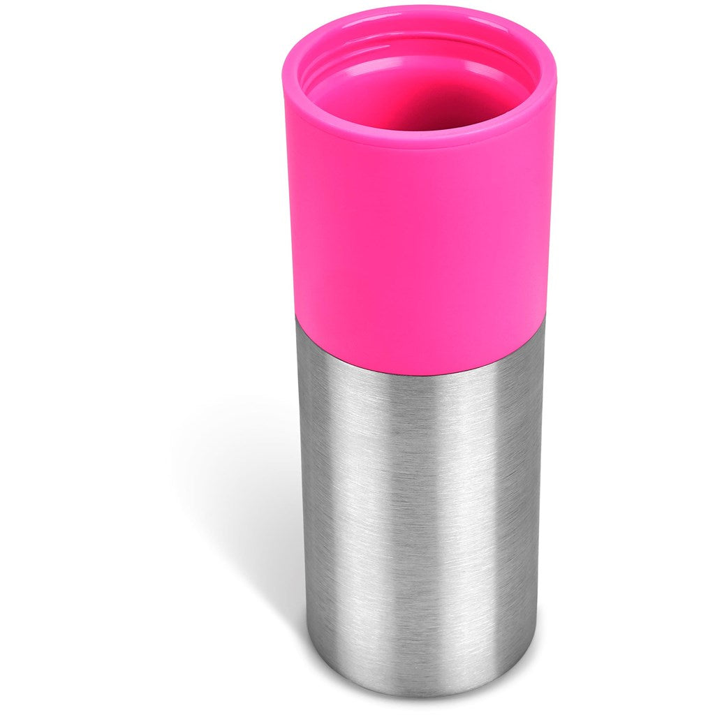 Kooshty Typhoon Stainless Steel & Plastic Double-Wall Tumbler - 450ml ZA Travel Mugs and Tumblers,Drinkware Ideas,Ideas for School,Full-Wrap UV Bottles Mirelle Leather and Lifestyle