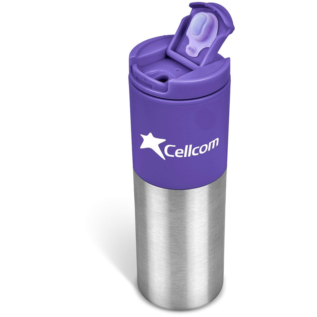 Kooshty Typhoon Stainless Steel & Plastic Double-Wall Tumbler - 450ml ZA Travel Mugs and Tumblers,Drinkware Ideas,Ideas for School,Full-Wrap UV Bottles Mirelle Leather and Lifestyle