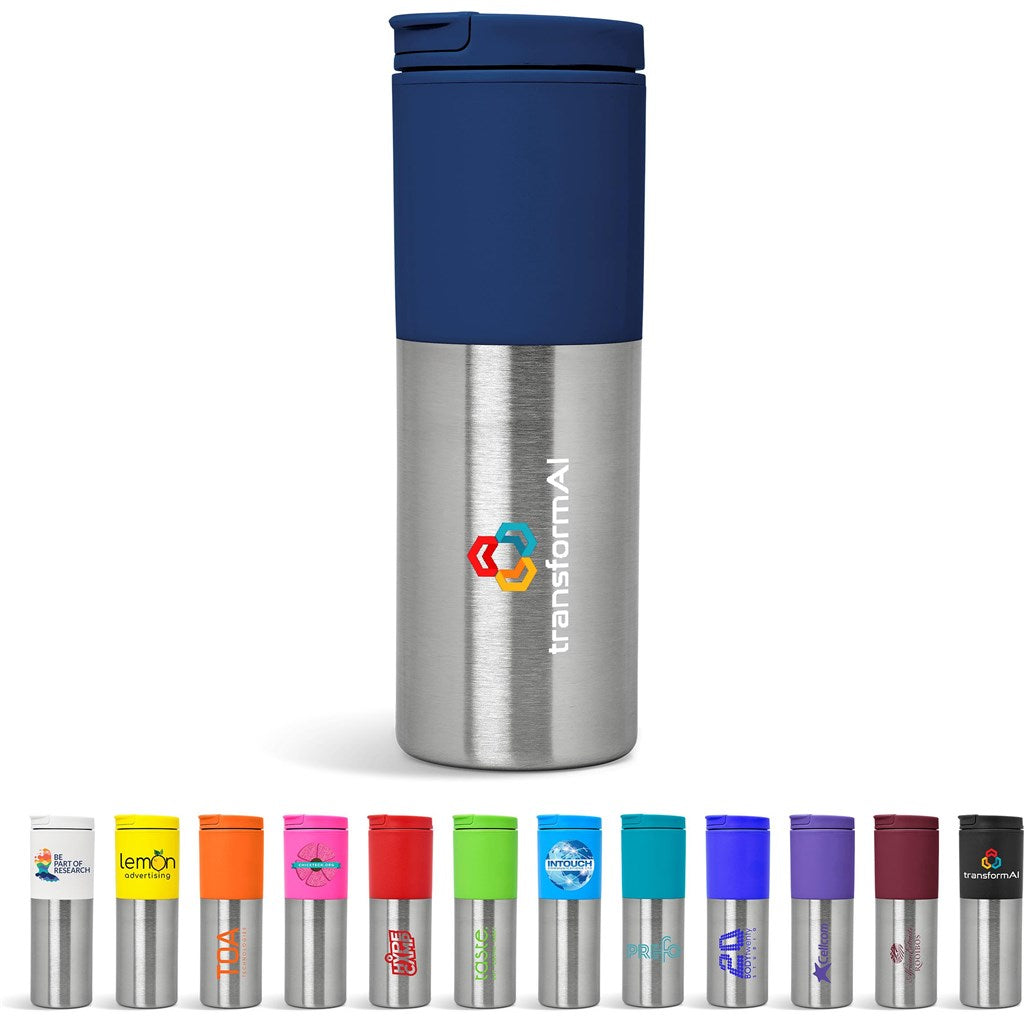 Kooshty Typhoon Stainless Steel & Plastic Double-Wall Tumbler - 450ml ZA Travel Mugs and Tumblers,Drinkware Ideas,Ideas for School,Full-Wrap UV Bottles Mirelle Leather and Lifestyle