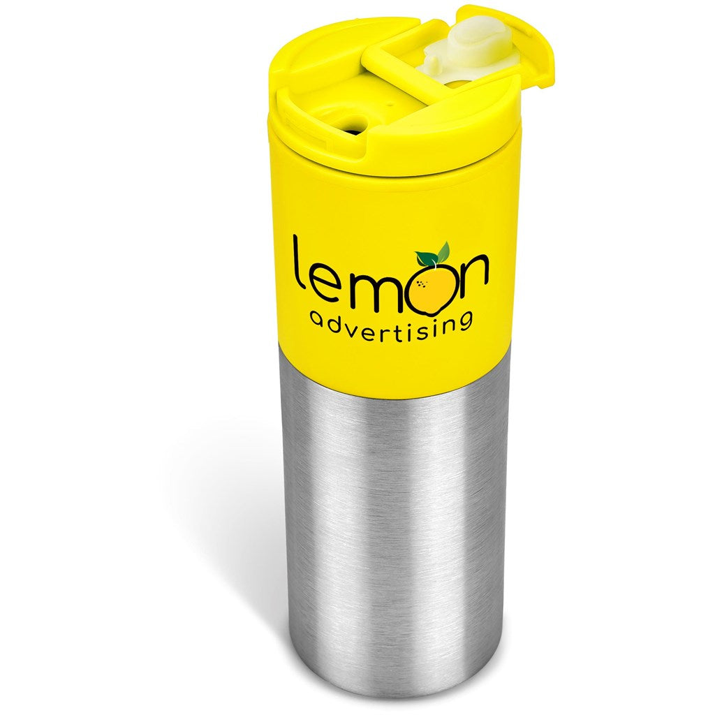 Kooshty Typhoon Stainless Steel & Plastic Double-Wall Tumbler - 450ml ZA Travel Mugs and Tumblers,Drinkware Ideas,Ideas for School,Full-Wrap UV Bottles Mirelle Leather and Lifestyle