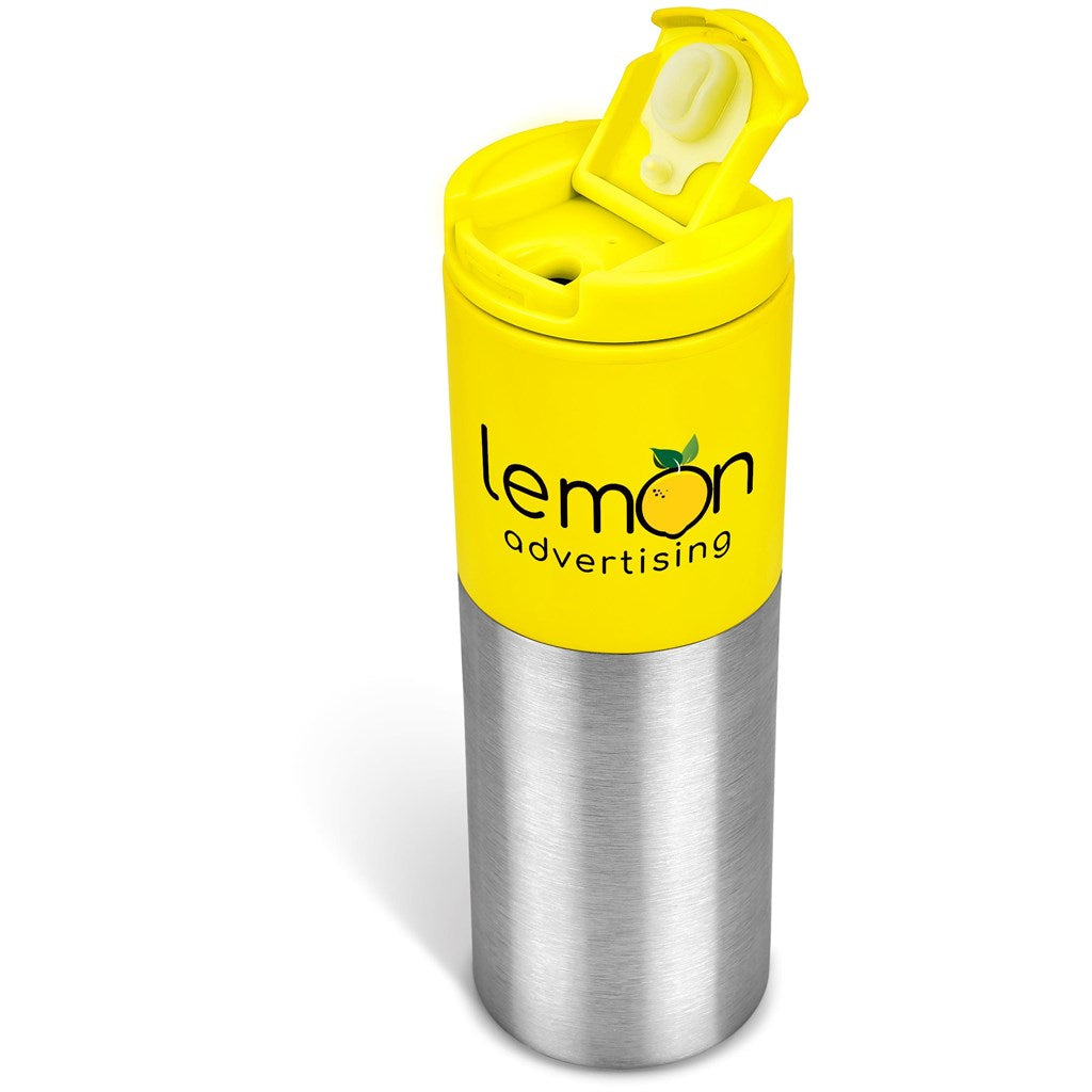 Kooshty Typhoon Stainless Steel & Plastic Double-Wall Tumbler - 450ml ZA Travel Mugs and Tumblers,Drinkware Ideas,Ideas for School,Full-Wrap UV Bottles Mirelle Leather and Lifestyle