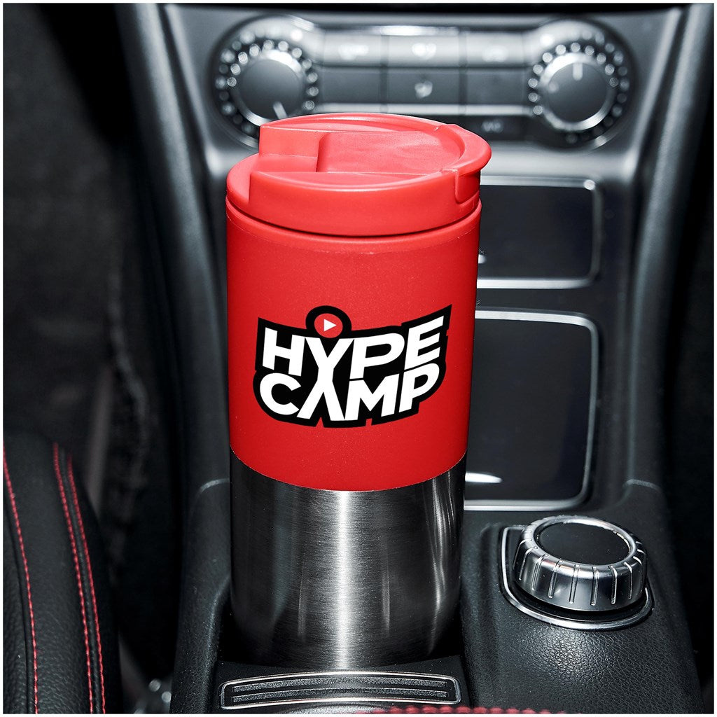 Kooshty Typhoon Stainless Steel & Plastic Double-Wall Tumbler - 450ml ZA Travel Mugs and Tumblers,Drinkware Ideas,Ideas for School,Full-Wrap UV Bottles Mirelle Leather and Lifestyle