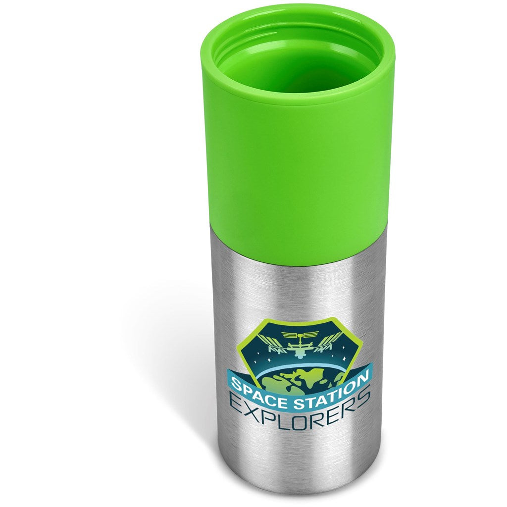 Kooshty Typhoon Stainless Steel & Plastic Double-Wall Tumbler - 450ml ZA Travel Mugs and Tumblers,Drinkware Ideas,Ideas for School,Full-Wrap UV Bottles Mirelle Leather and Lifestyle