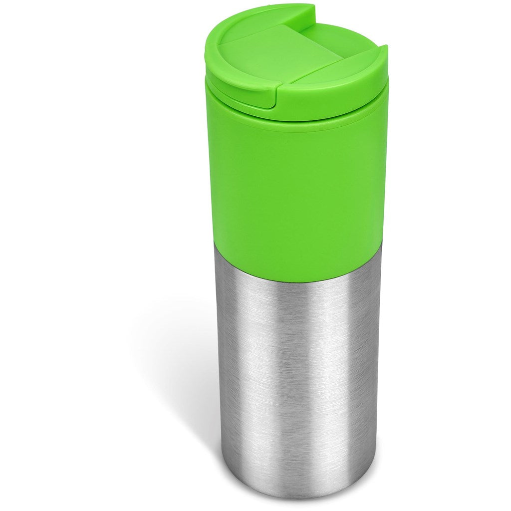 Kooshty Typhoon Stainless Steel & Plastic Double-Wall Tumbler - 450ml ZA Travel Mugs and Tumblers,Drinkware Ideas,Ideas for School,Full-Wrap UV Bottles Mirelle Leather and Lifestyle