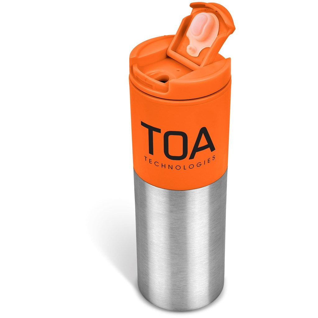 Kooshty Typhoon Stainless Steel & Plastic Double-Wall Tumbler - 450ml ZA Travel Mugs and Tumblers,Drinkware Ideas,Ideas for School,Full-Wrap UV Bottles Mirelle Leather and Lifestyle