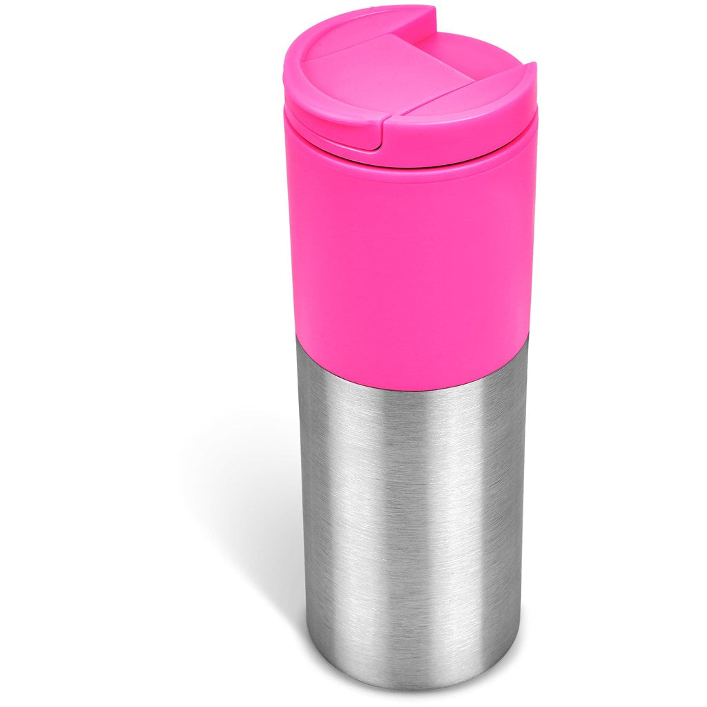 Kooshty Typhoon Stainless Steel & Plastic Double-Wall Tumbler - 450ml ZA Travel Mugs and Tumblers,Drinkware Ideas,Ideas for School,Full-Wrap UV Bottles Mirelle Leather and Lifestyle