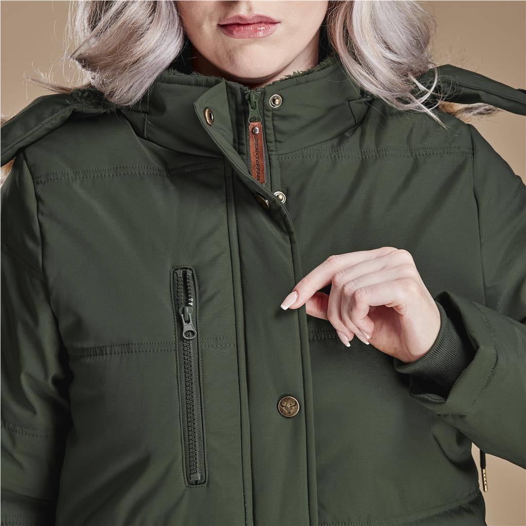 Ladies Cederberg Parka Jacket Mirelle Leather and Lifestyle